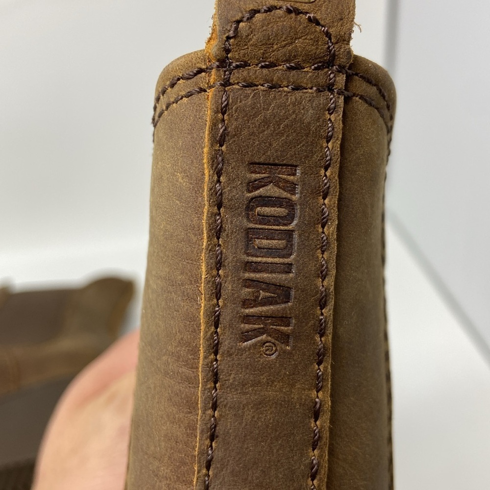 NWT KODIAK GOLD HENNA WATERPROOF LEATHER BOOTS SIZE 9 - Picture 11 of 15